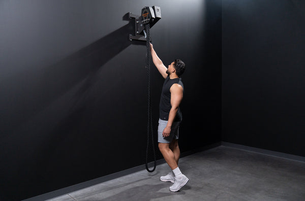 Seated Legless Rope Climb Relentless Rope™ Torque Fitness