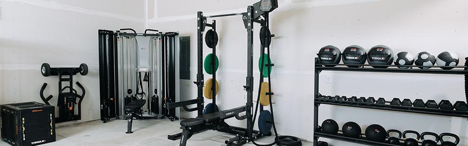 Garage Gym Outfitted With Torque Fitness Training Equipment
