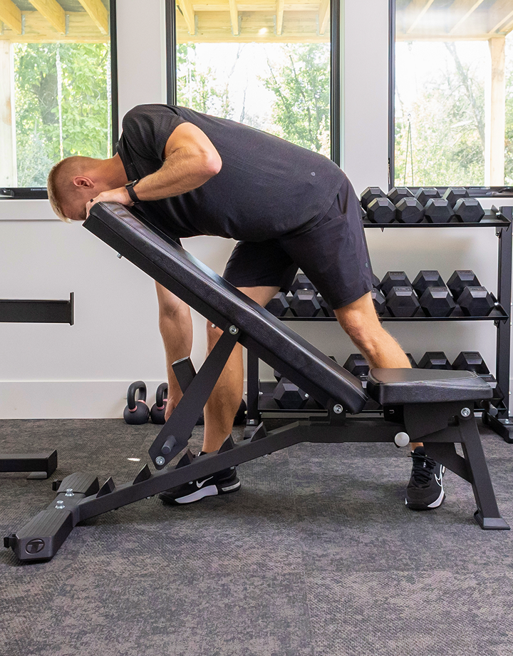 Torque Fitness Quality Adjustable Flat Incline Bench