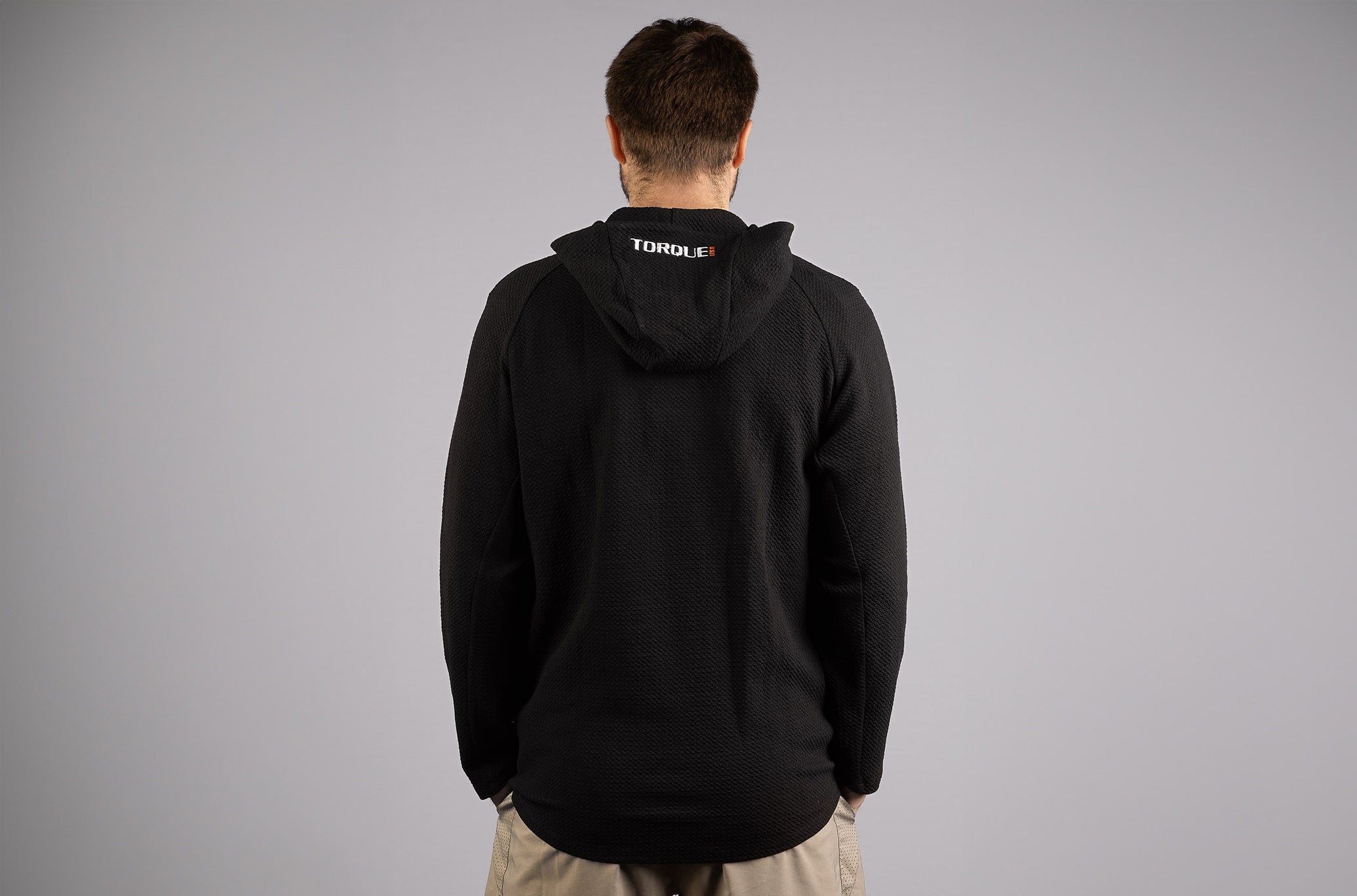 Torque x Royalty - Waffle Hoodie - Black