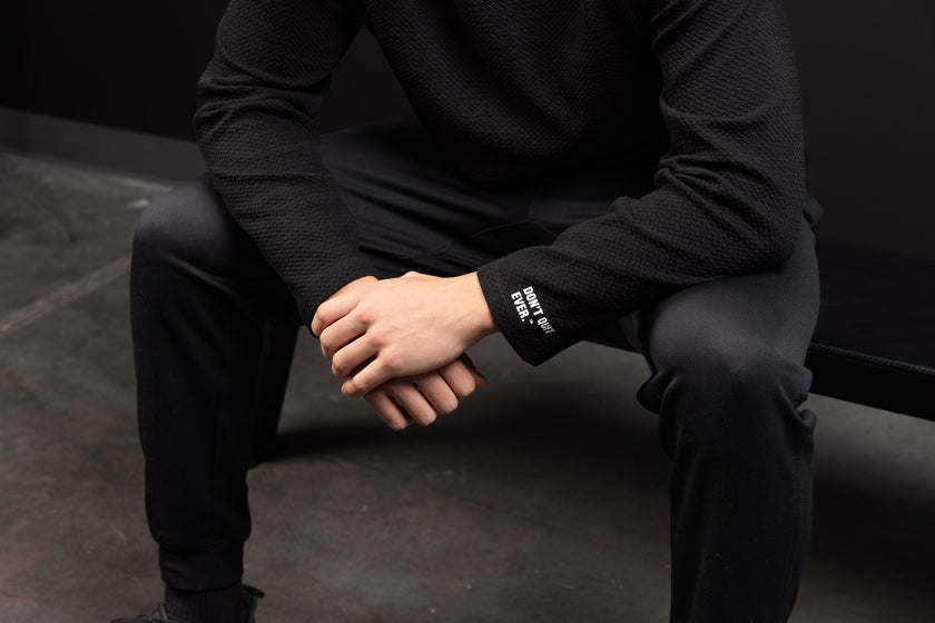Torque x Royalty - Waffle Hoodie - Black - Torque Fitness