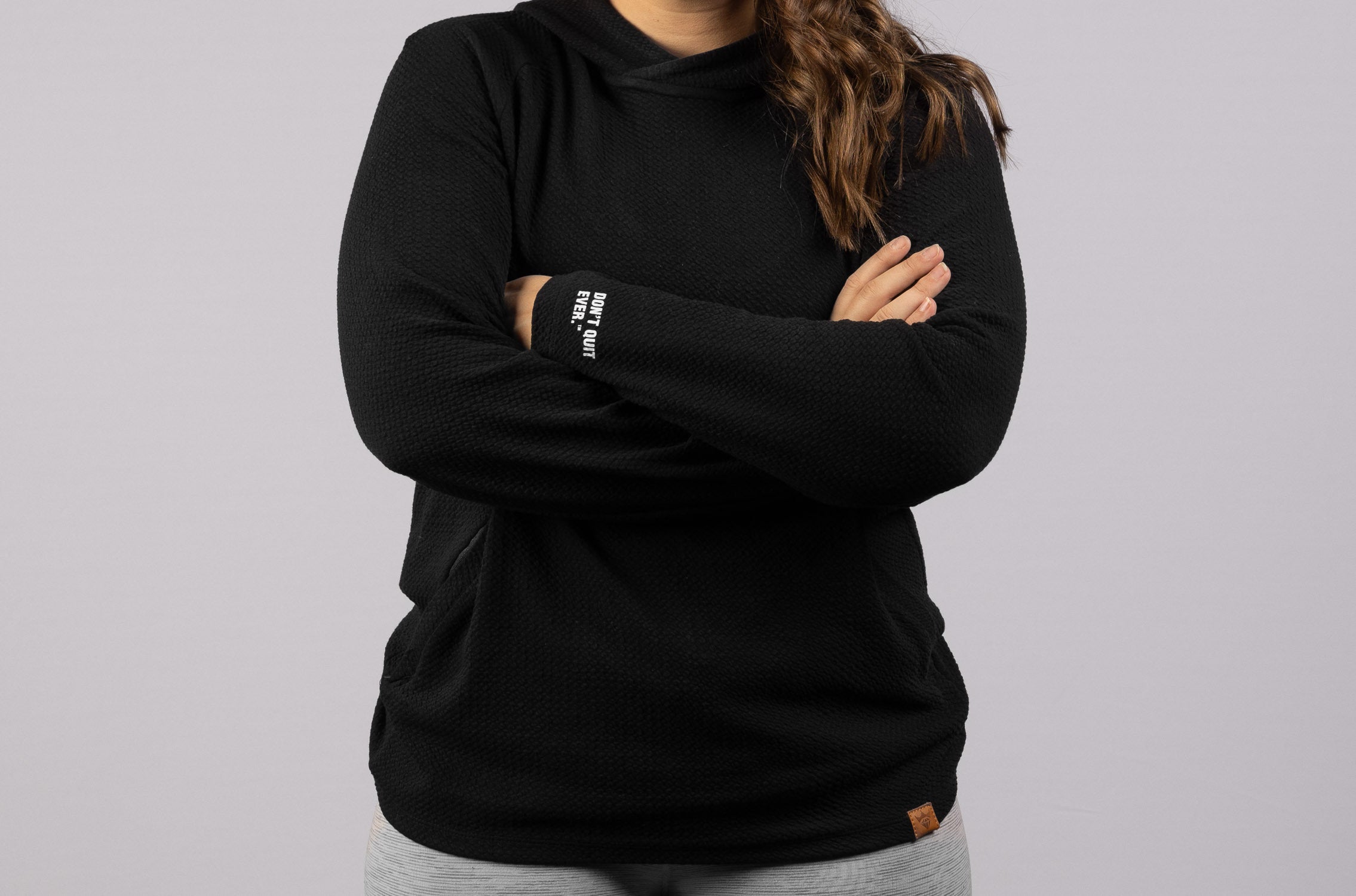 Torque x Royalty - Waffle Hoodie - Black - Torque Fitness