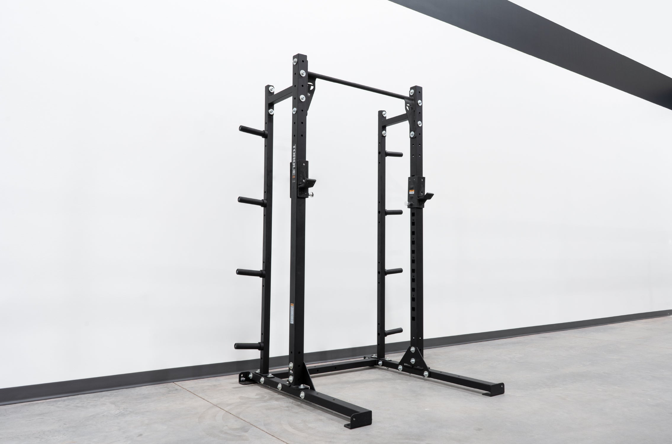 High Squat Rack with Weight Storage – Torque Fitness