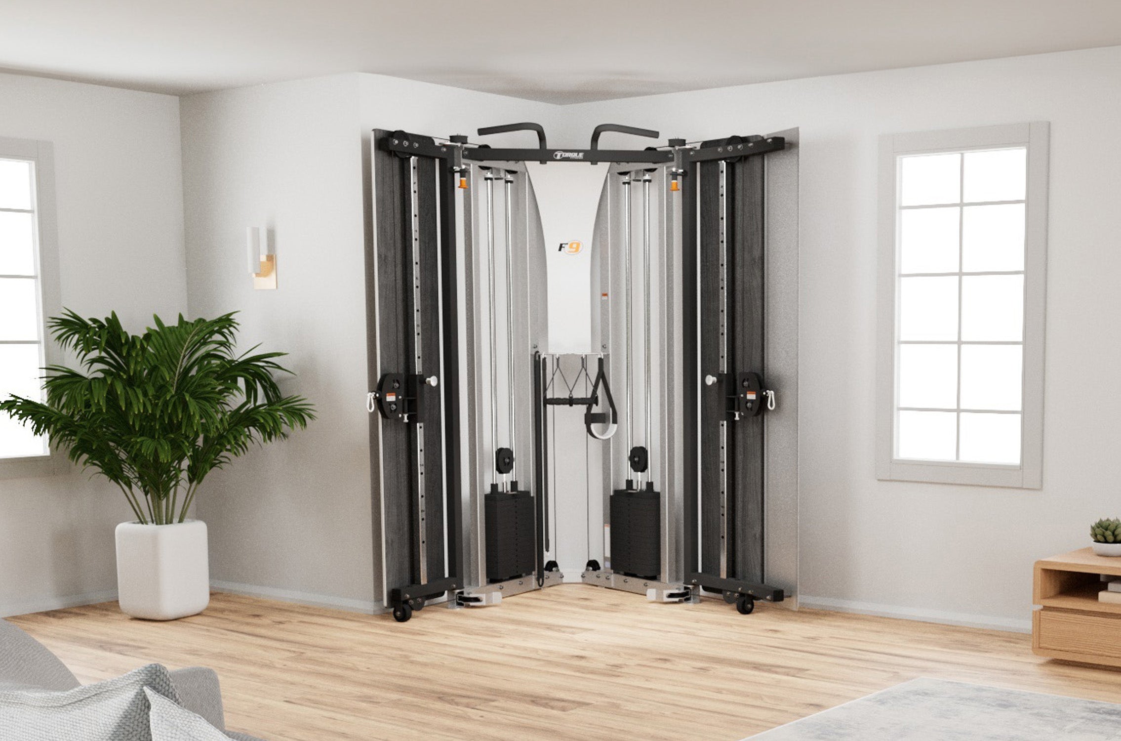 Free-Standing F9 | Space-Saving Fold-Away Cable Trainer for Home