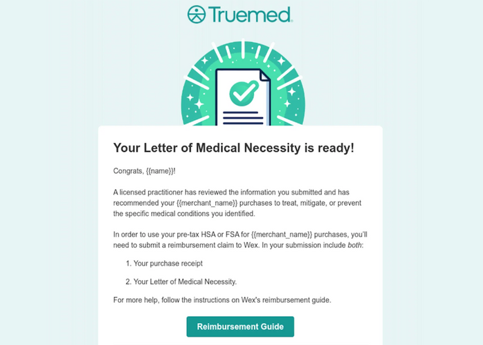 Step 3: Receive Your Letter of Medical Necessity