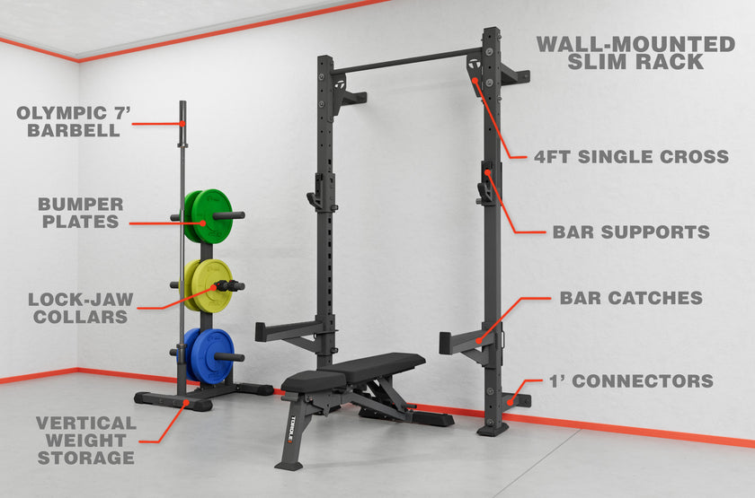 Home Gym Storage Exercise Equipment On The Wall Gym Rax Storage
