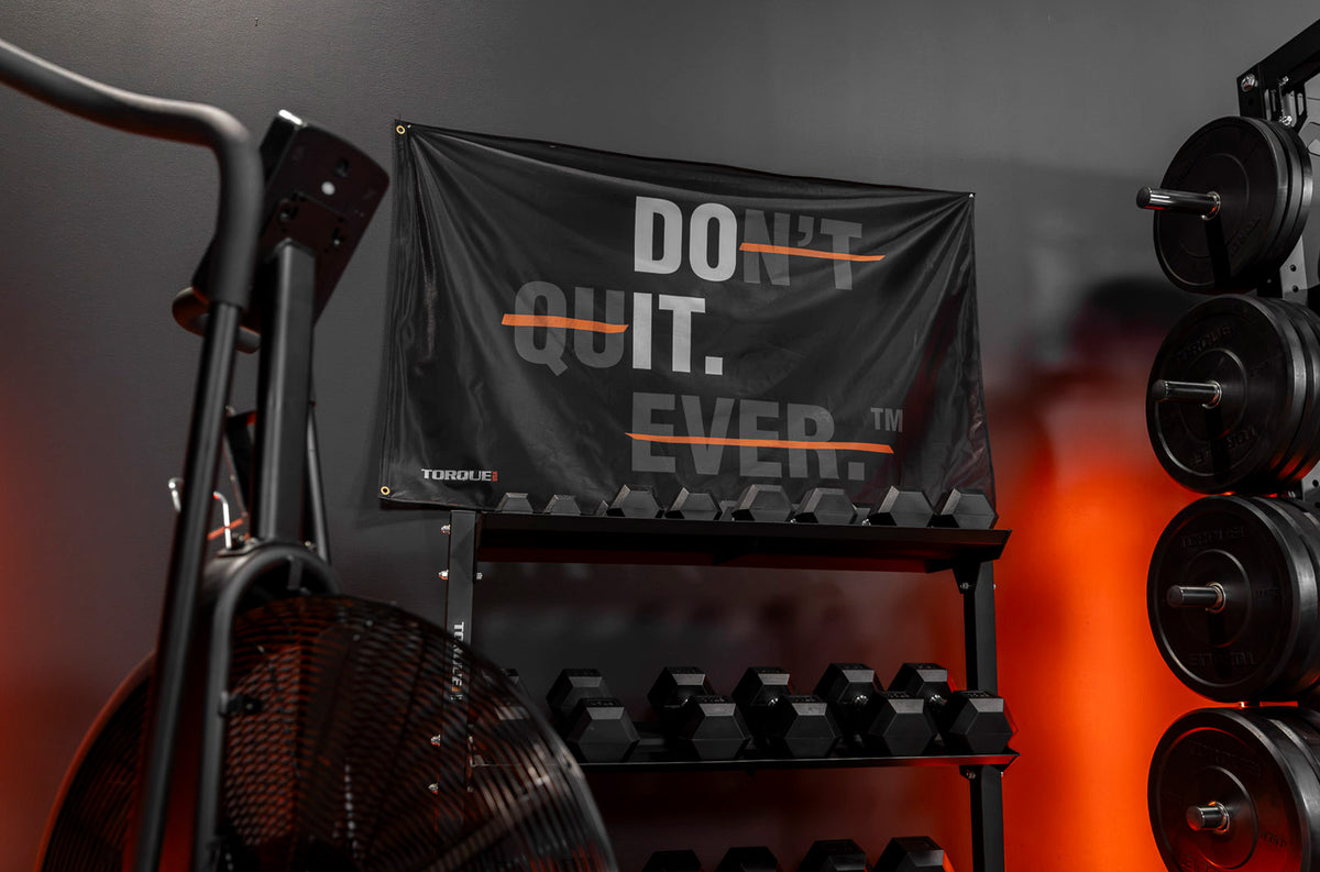 Torque "Don't Quit. Ever." Strikeout Gym Flag