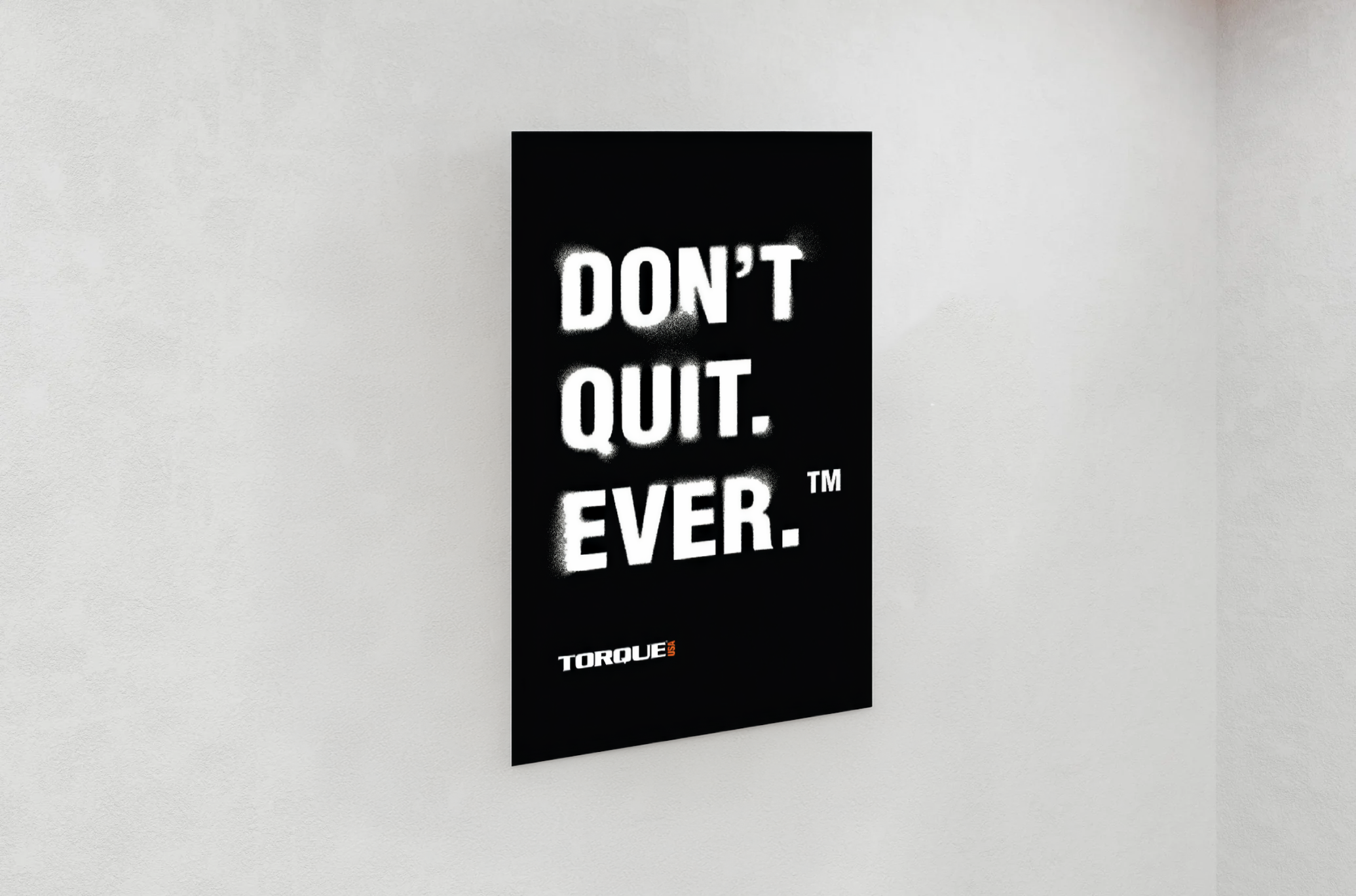Torque "Don't Quit. Ever." Vertical Gym Flag