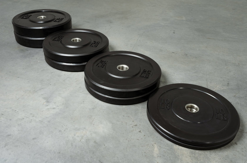 Black Bumper Plate Full Set