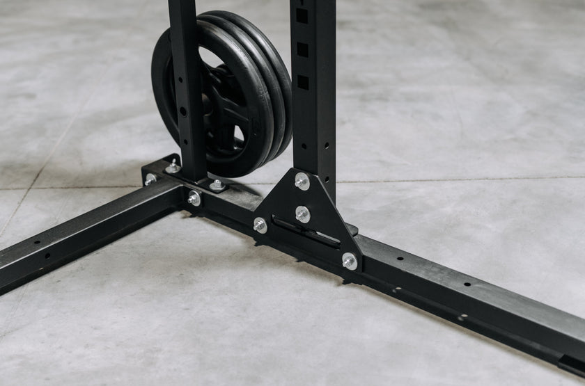 Corner Of Torque Lifting Rack With Plates