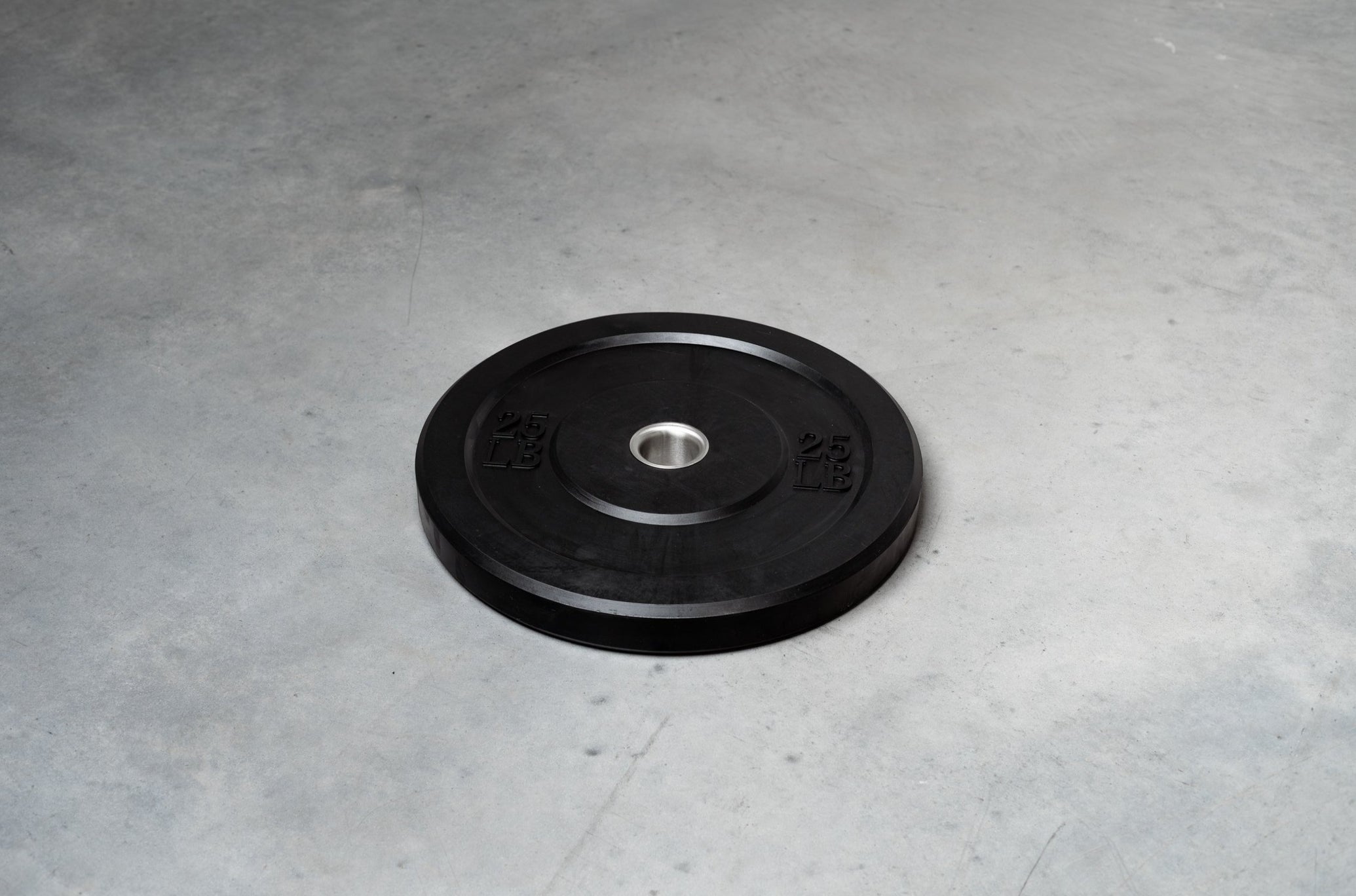 25 lb Black Bumper Plate