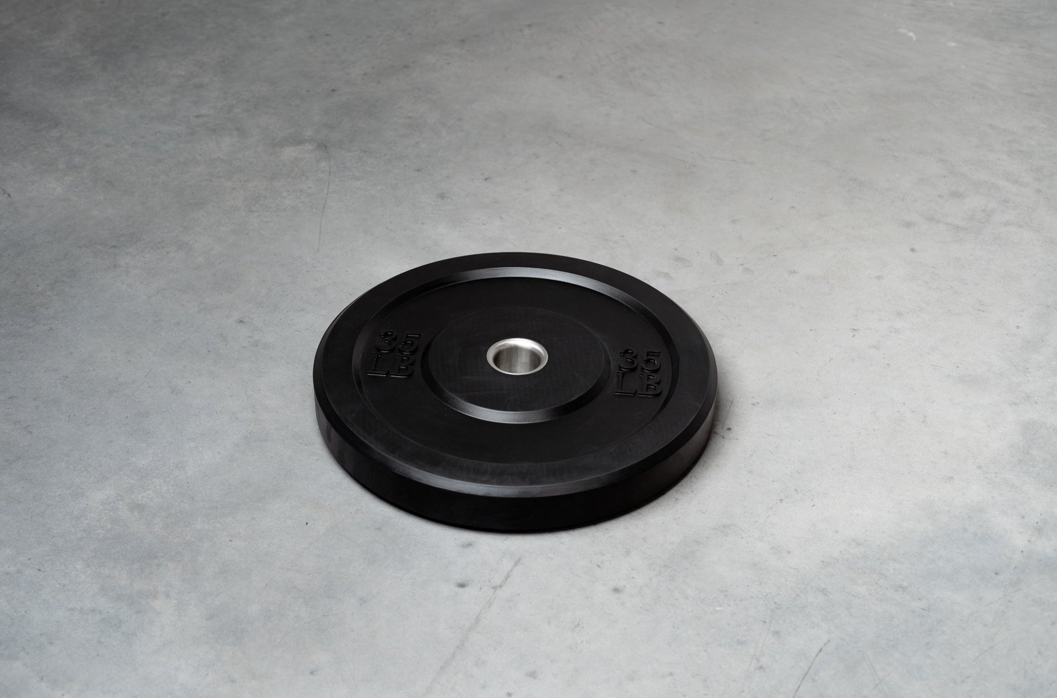 35 lb Black Bumper Plate
