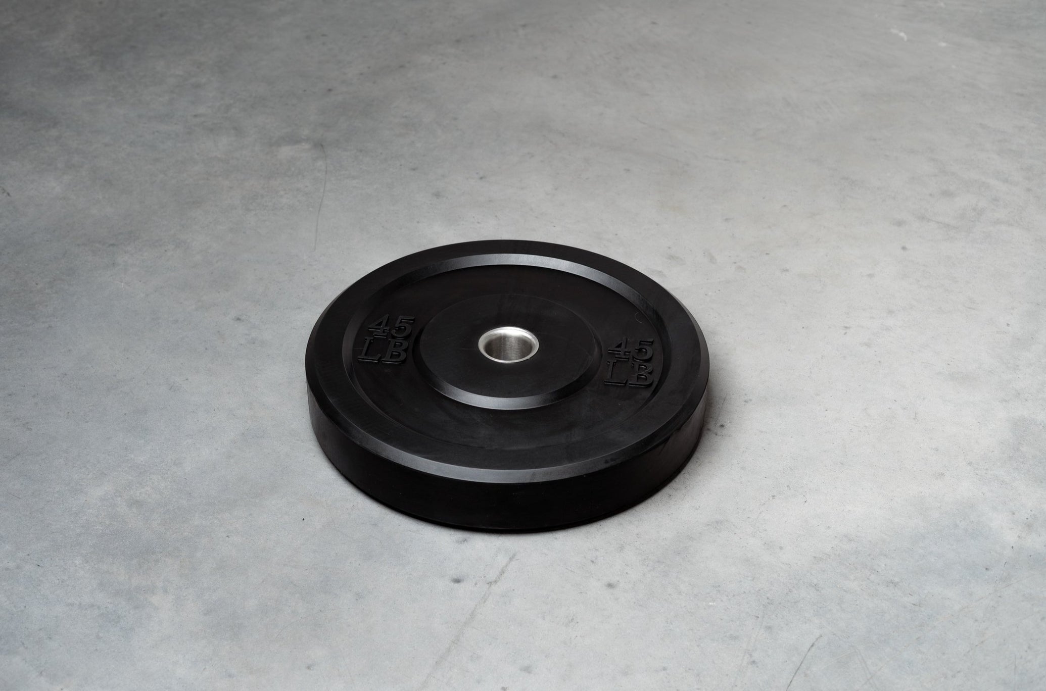 45 lb Black Bumper Plate