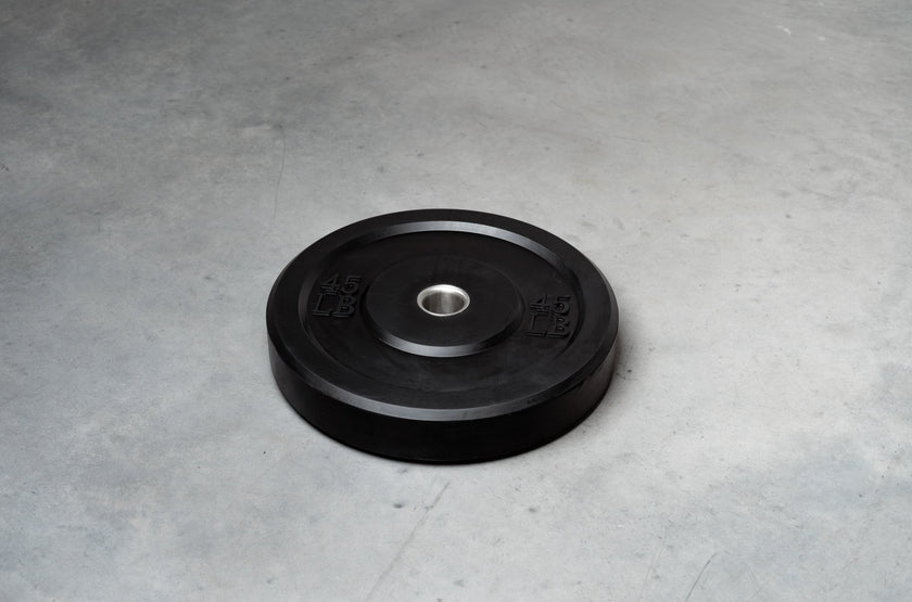45 lb Black Bumper Plate