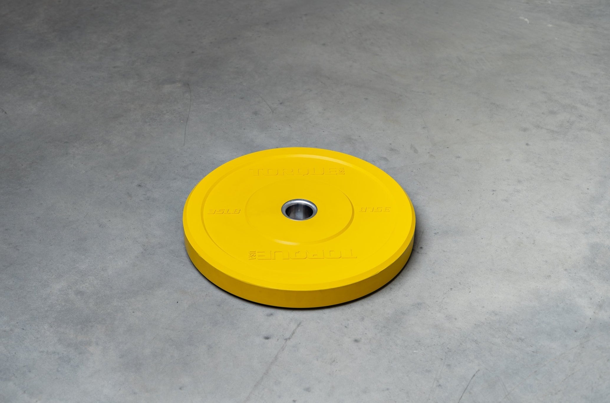Yellow 35 lb Bumper Plate