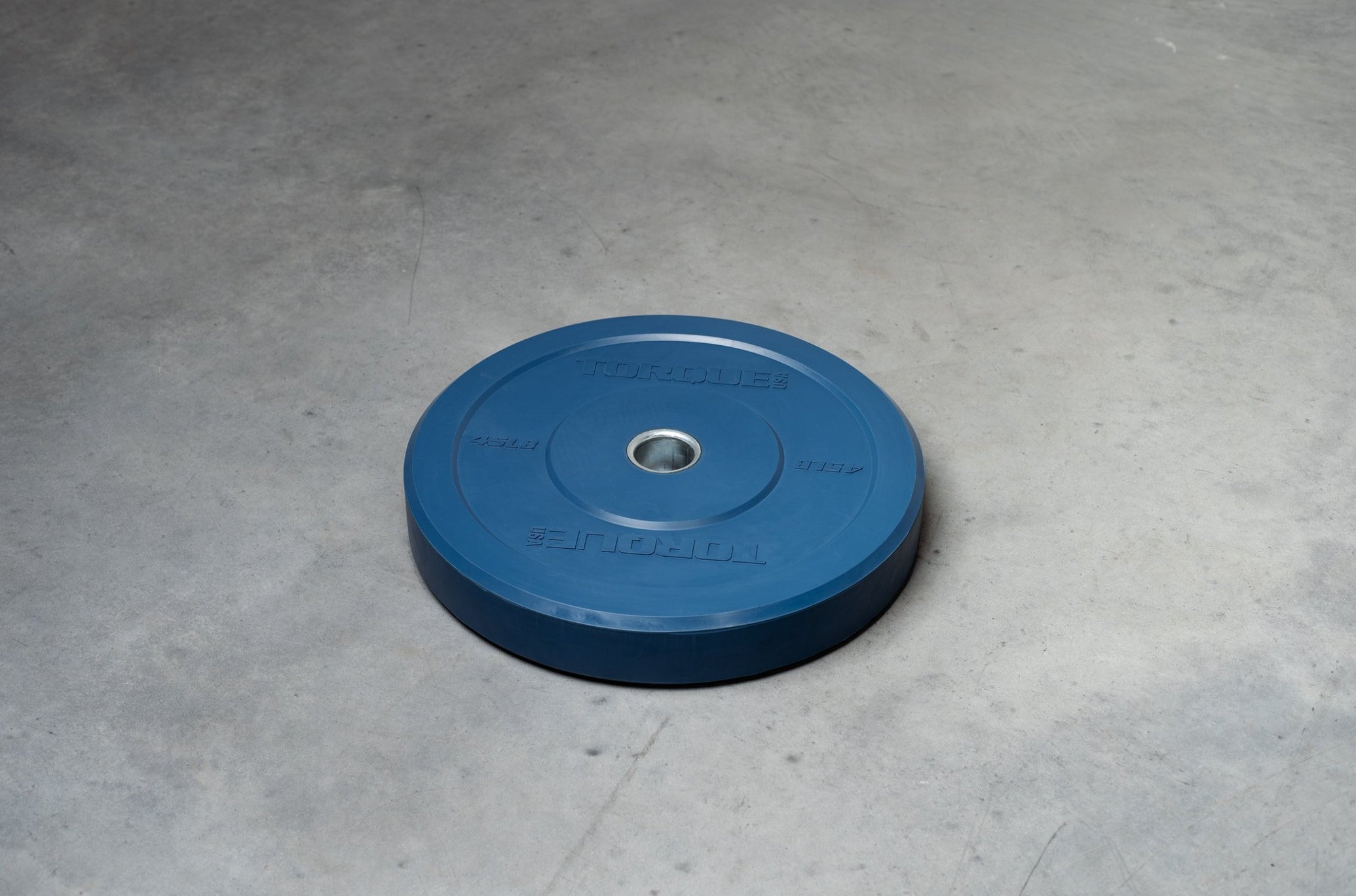 Blue 45 lb Bumper Plate