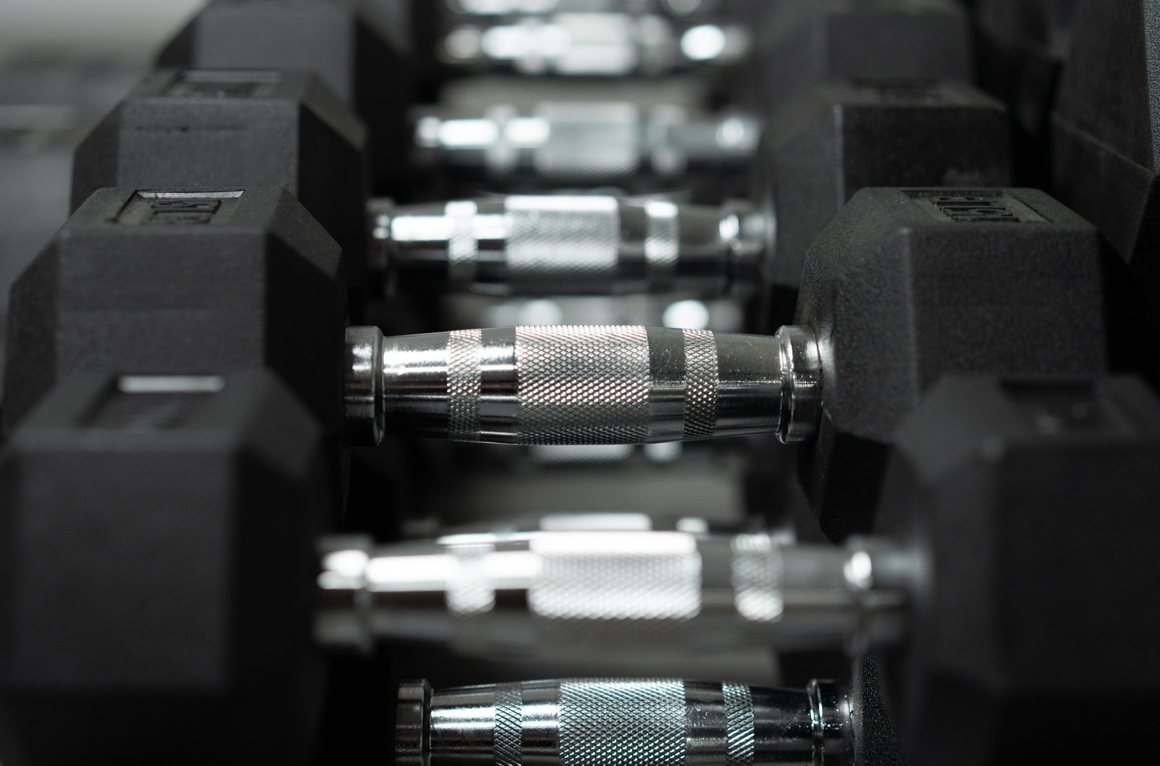 Rubber Hex Dumbbell Sets – Torque Fitness