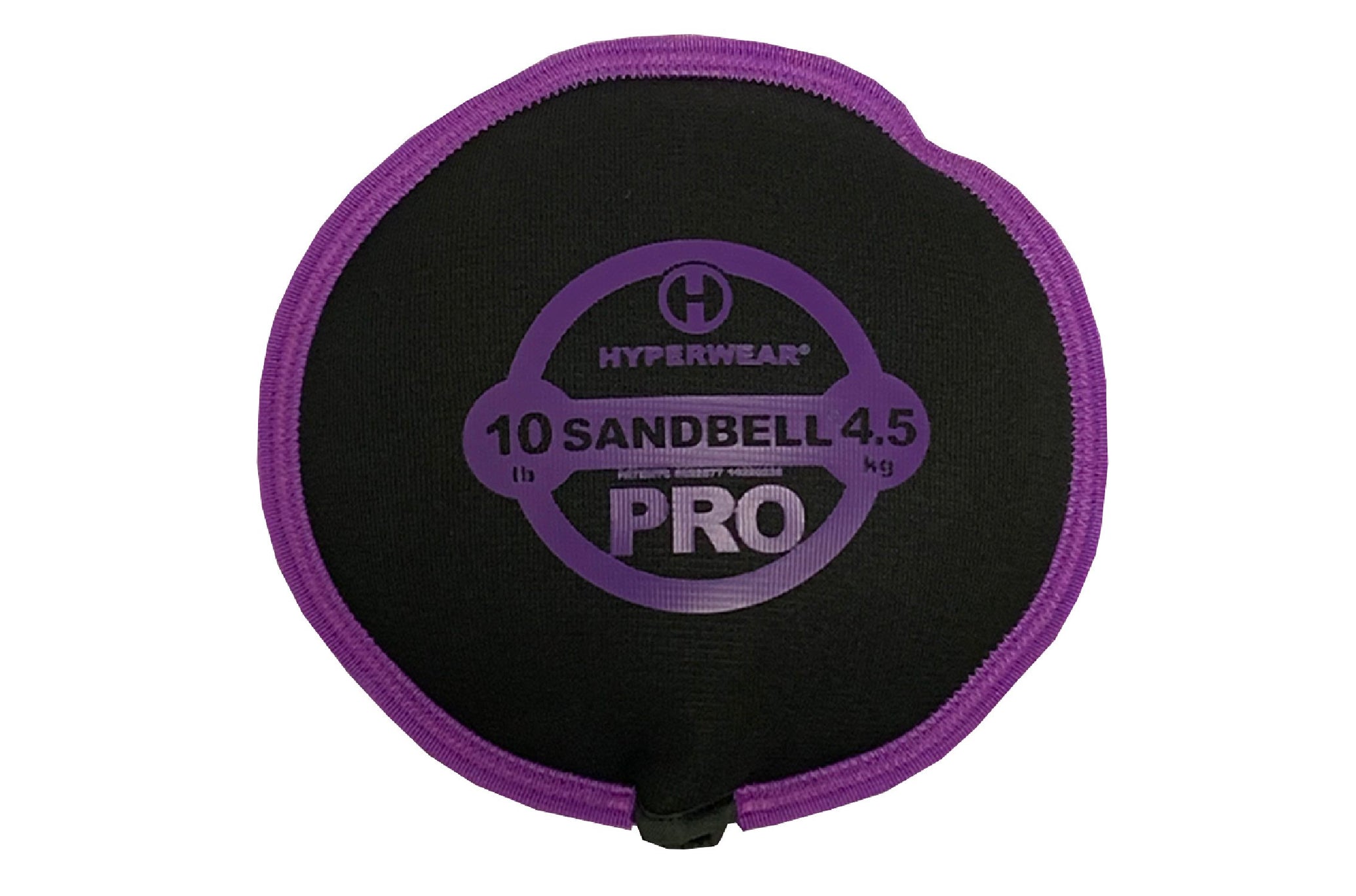 Purple 10 lb Hyperwear Sandbell Pro <black>