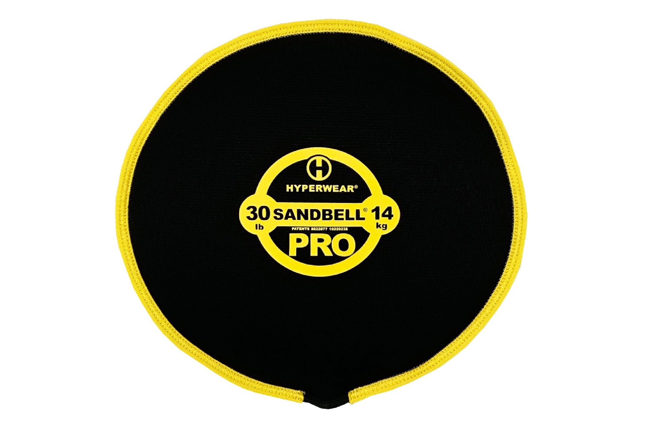 Yellow 30 lb Hyperwear Sandbell Pro <black>