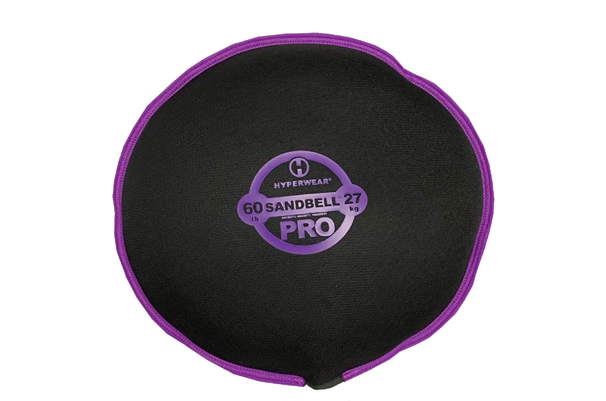 Purple 60 lb Hyperwear Sandbell Pro <black>
