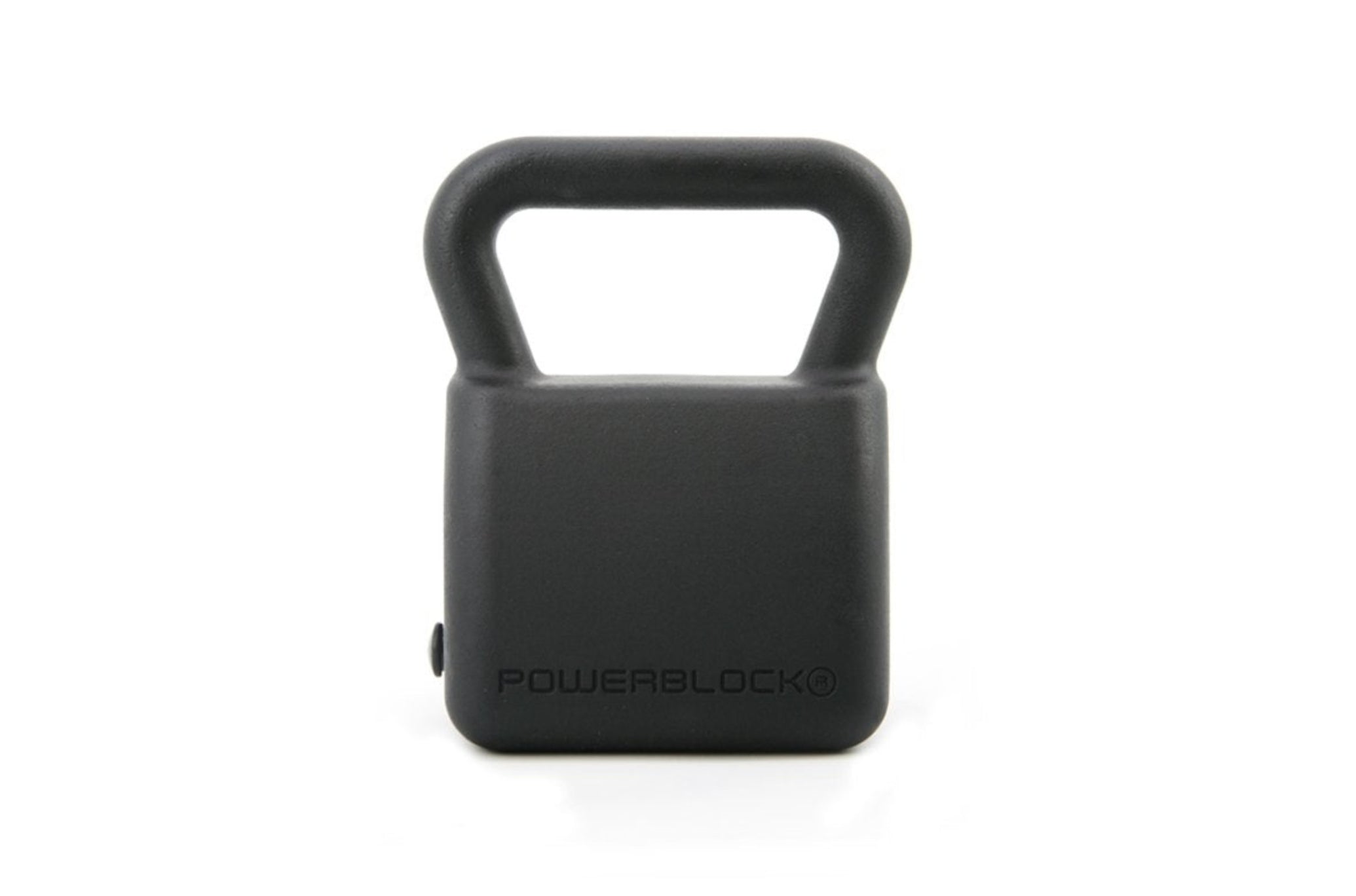 Side of Heavy PowerBlock Adjustable Kettlebell <black>
