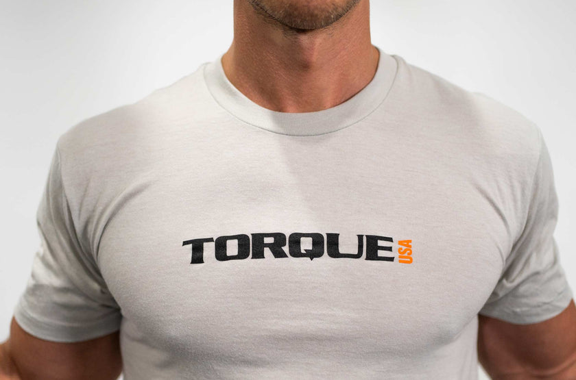 Torque Gym T-Shirt - Silver&lt;black&gt;