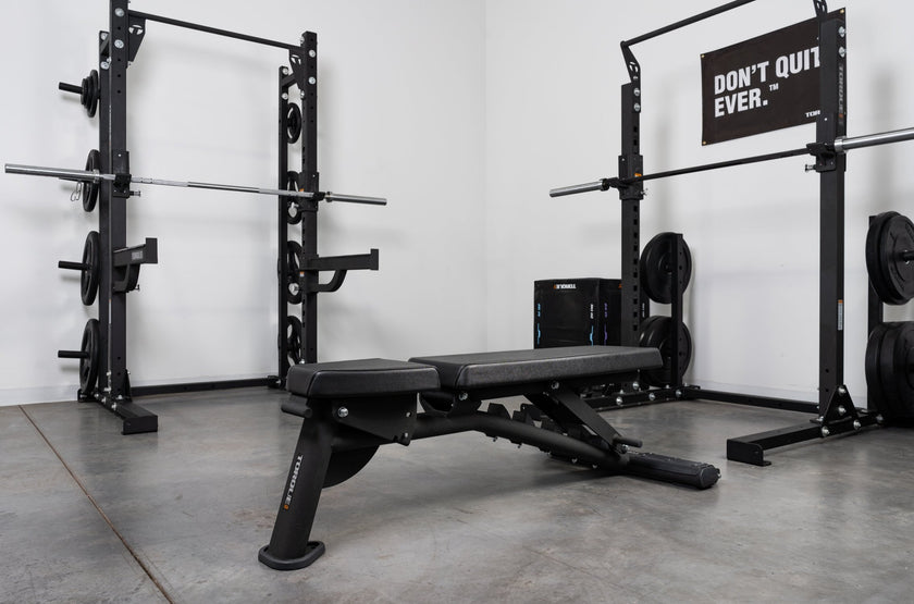 XFIB Flat-Incline Bench In Garage Gym
