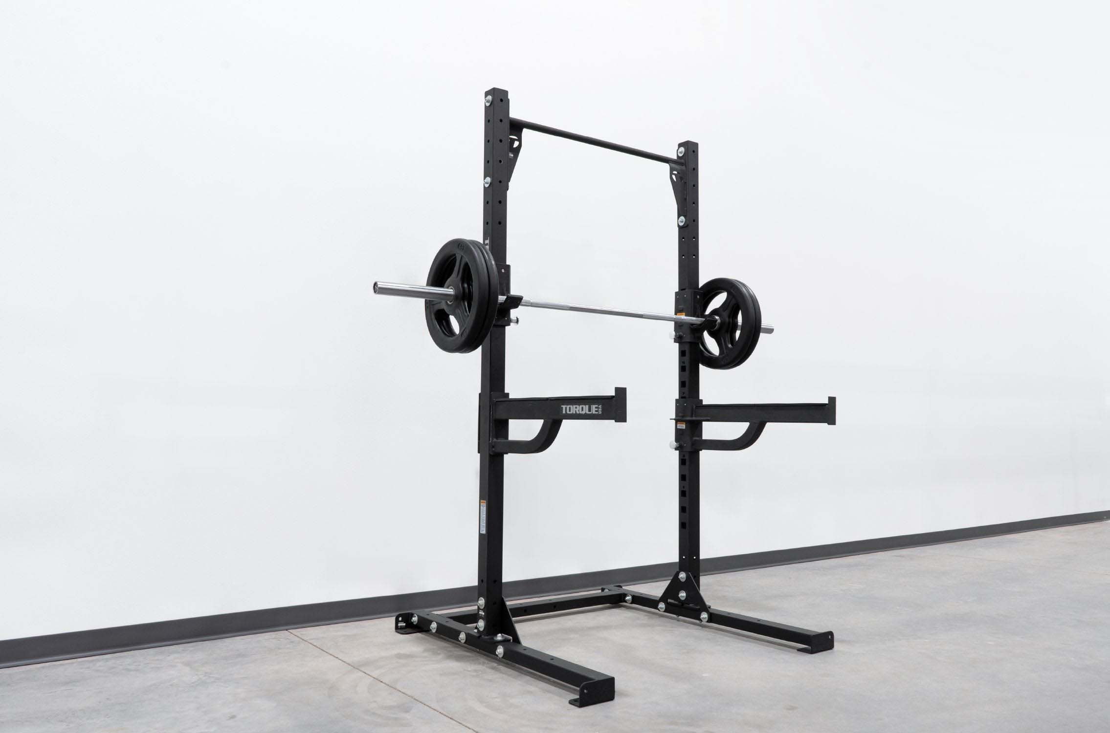 Polering industri Afsnit High Squat Rack With Pull-Up Bar - Torque Fitness