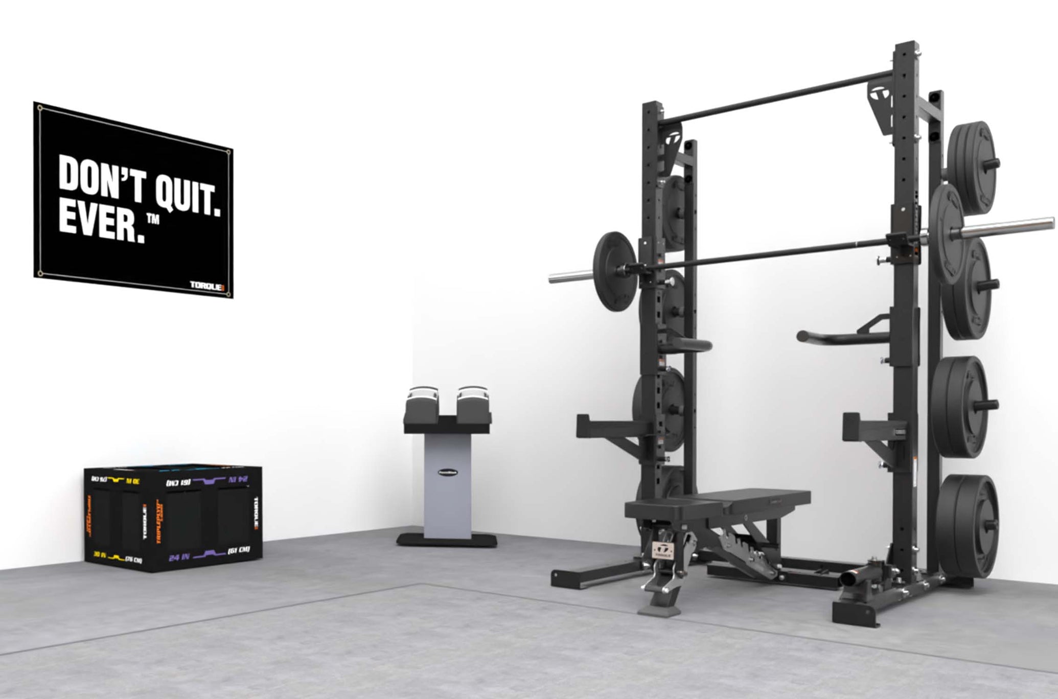 Squat Rack Platinum Home Gym Package - Torque Fitness