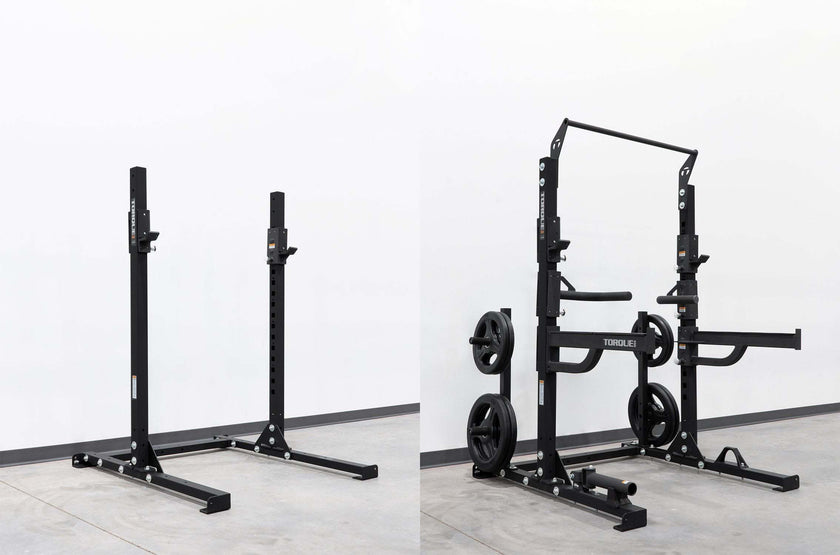 customizable short squat rack