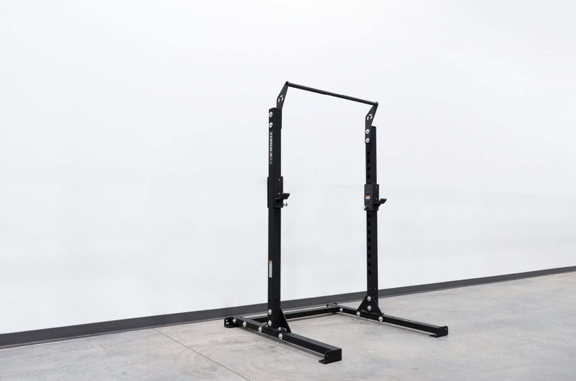 short squat rack with pull-up bar