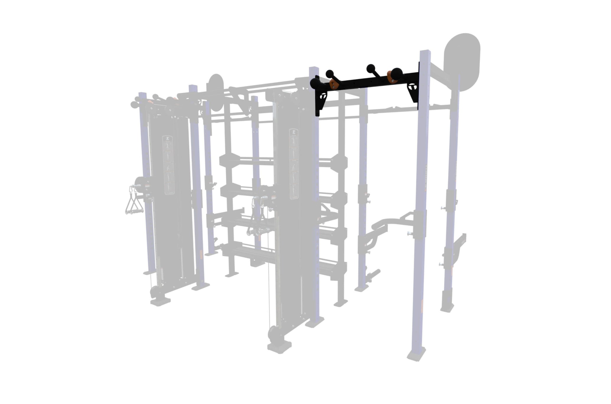 Ninja Cross On Top Of Rack <black>