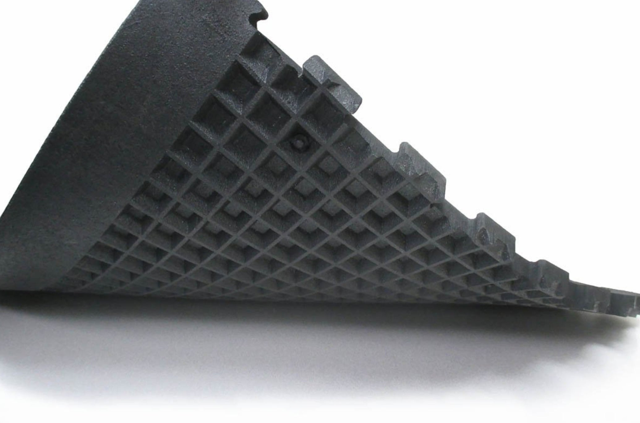 Close Up Of Platform Material <black>